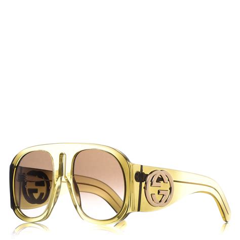 gucci sunglasses hally son sunglasses|clear yellow gucci glasses.